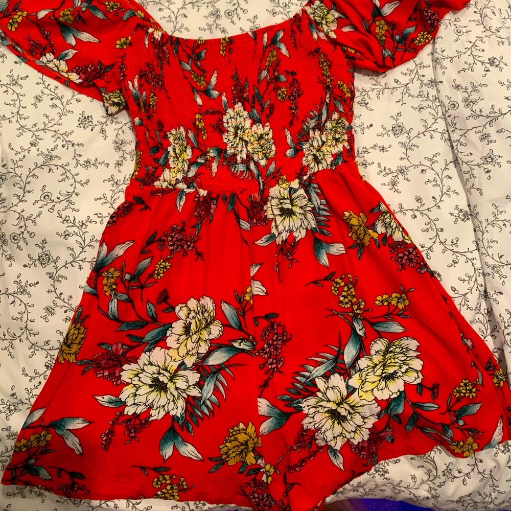 lily rose off the shoulder shorts romper